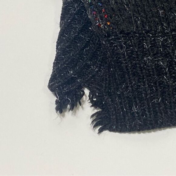 Vintage 80's Nan Dorsey Women's Ribbed Knit High Neck Collar Sweater - Picture 2 of 13